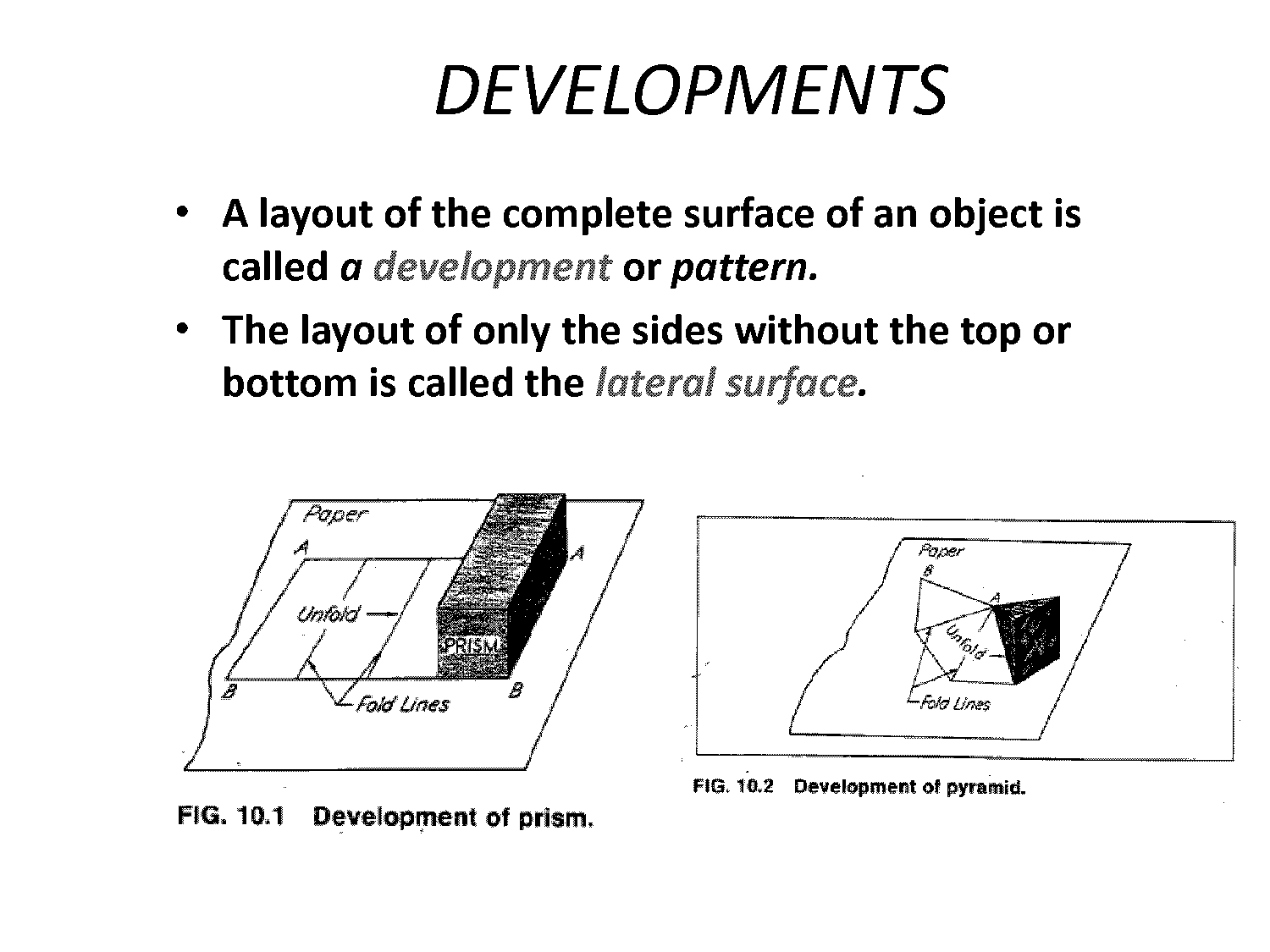 development of solids in engineering drawing pdf