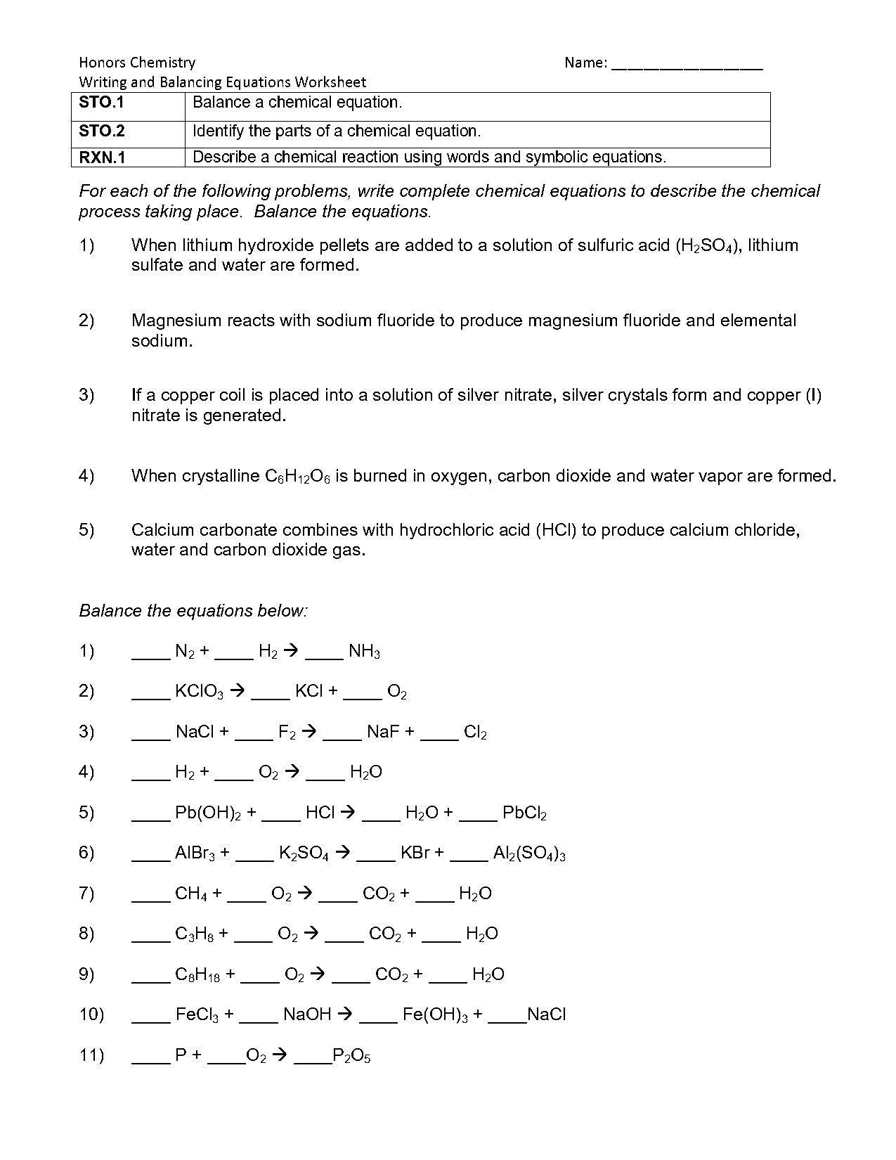 how to write equations from a word problem