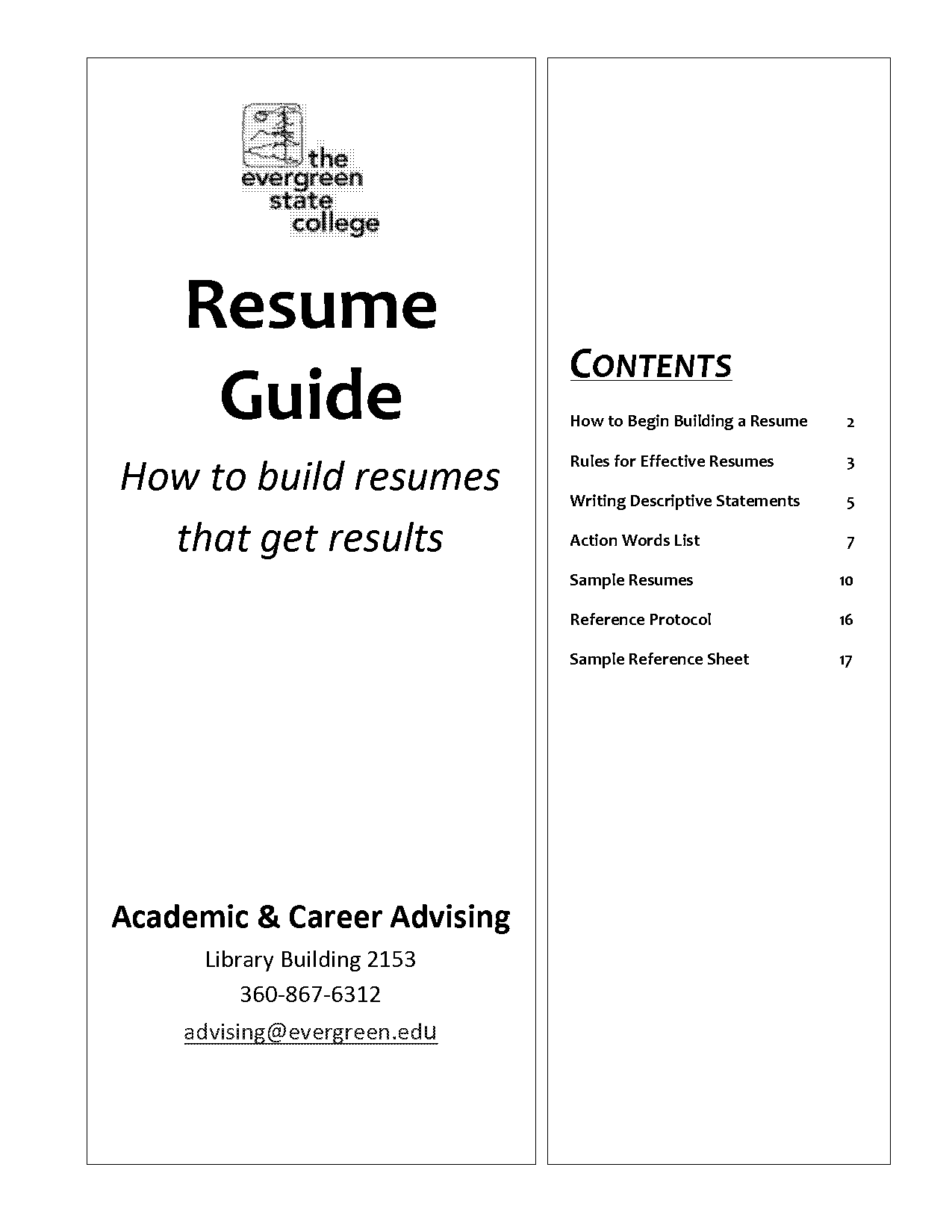 recommendation statement for resume example