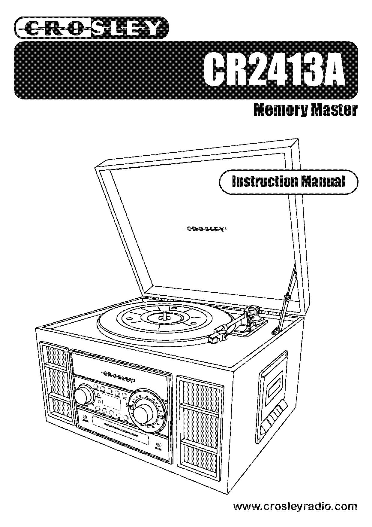 crosley record player rca