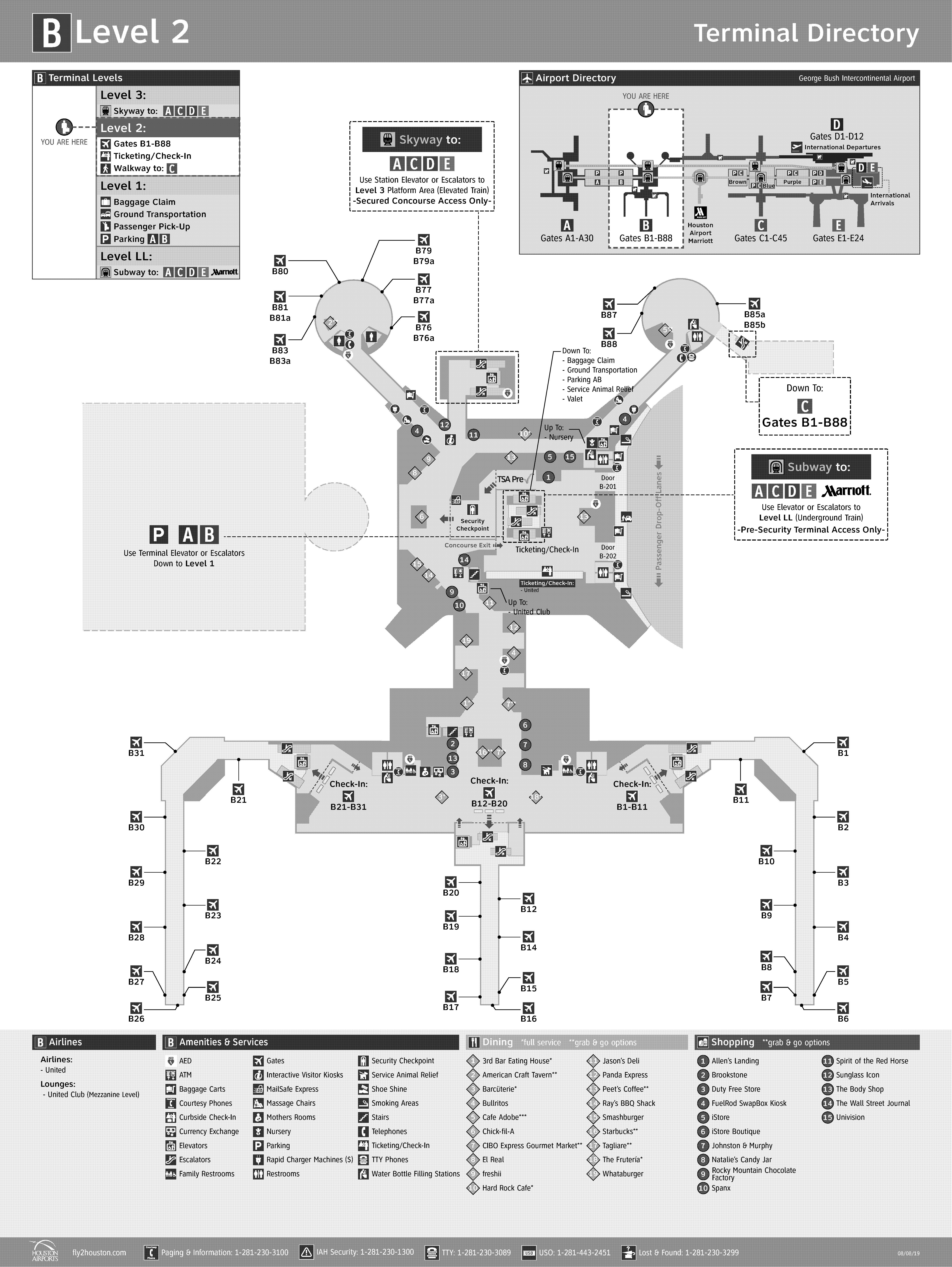 directions to terminal b