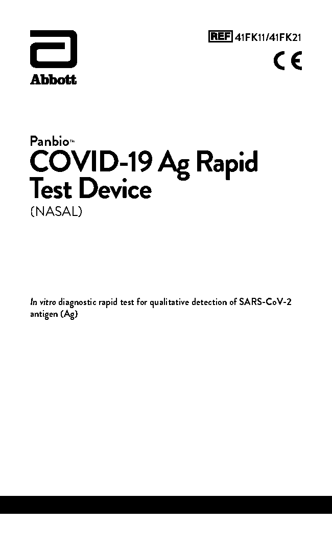 covid rapid test instructions