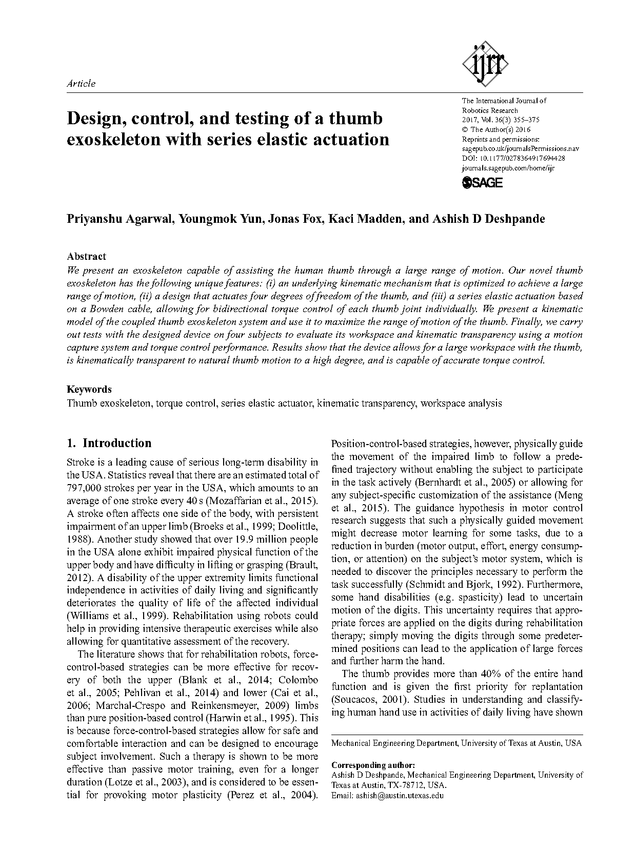 what is the reference point for mcp abduction and adduction