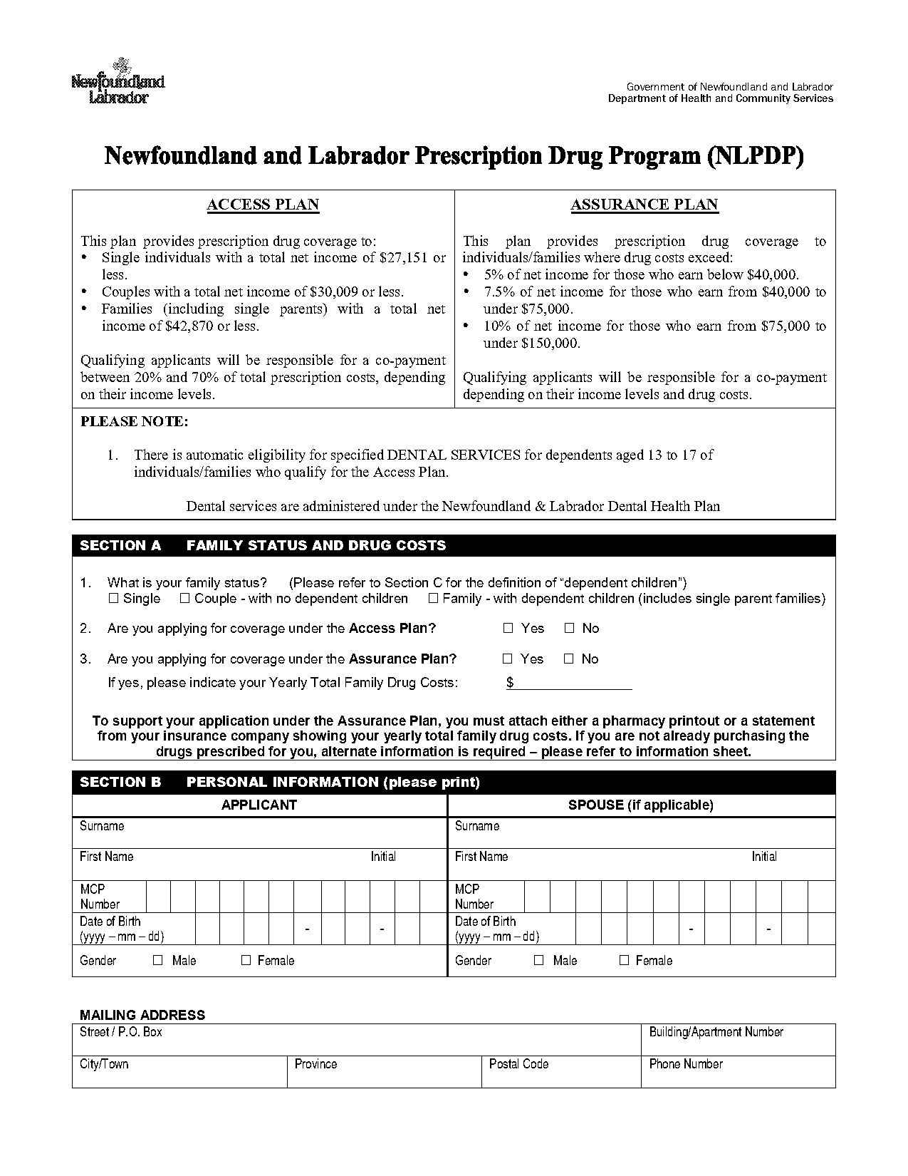 assure card claim form