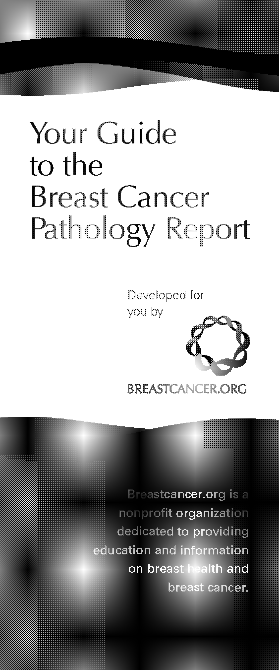 breast cancer pathology report canada