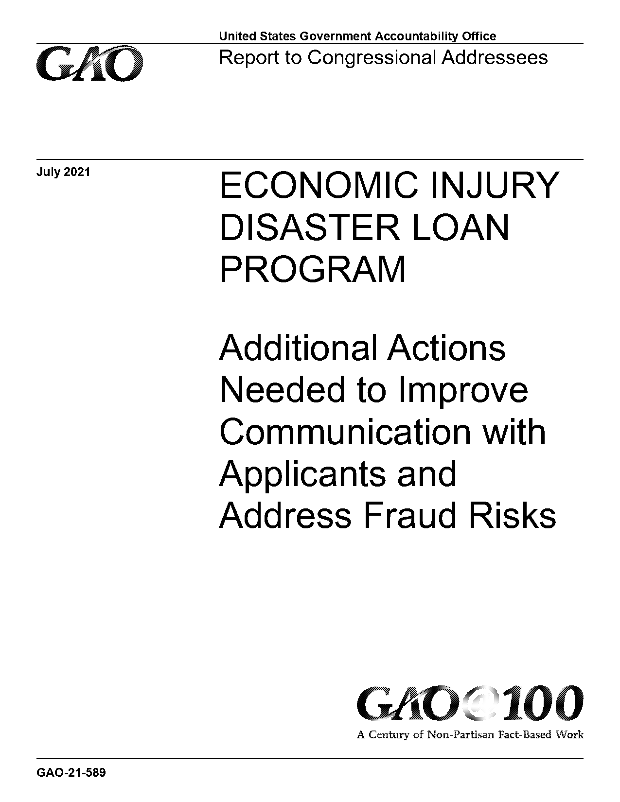 disaster loan assistance application status with application number