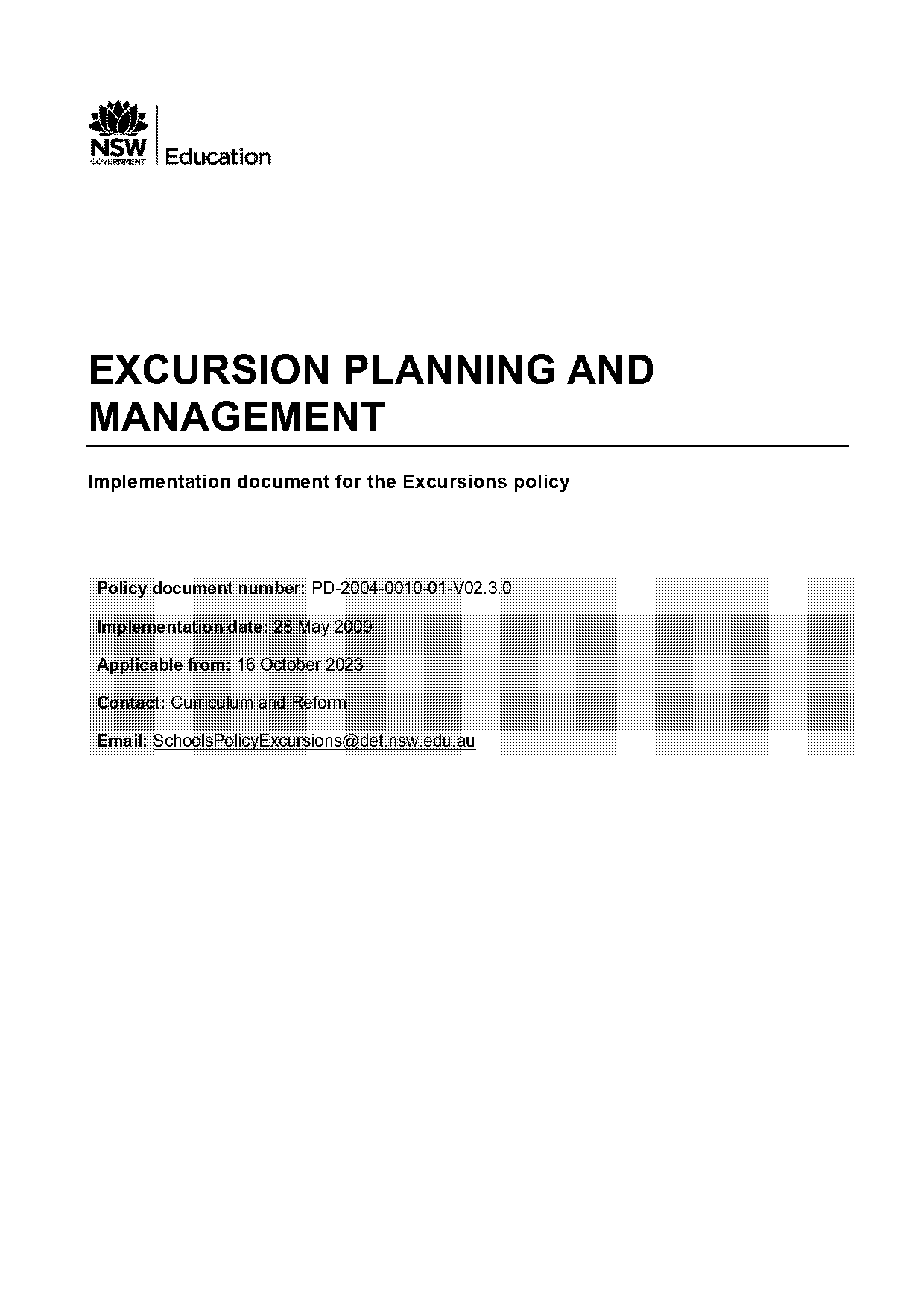 school excursion risk assessment template nsw