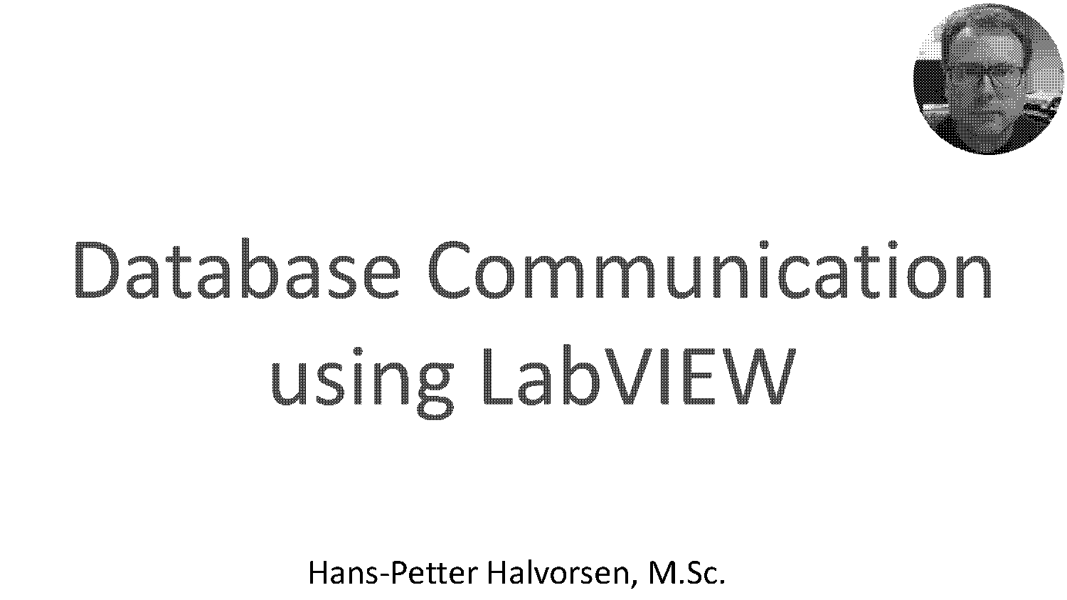 can labview write to database