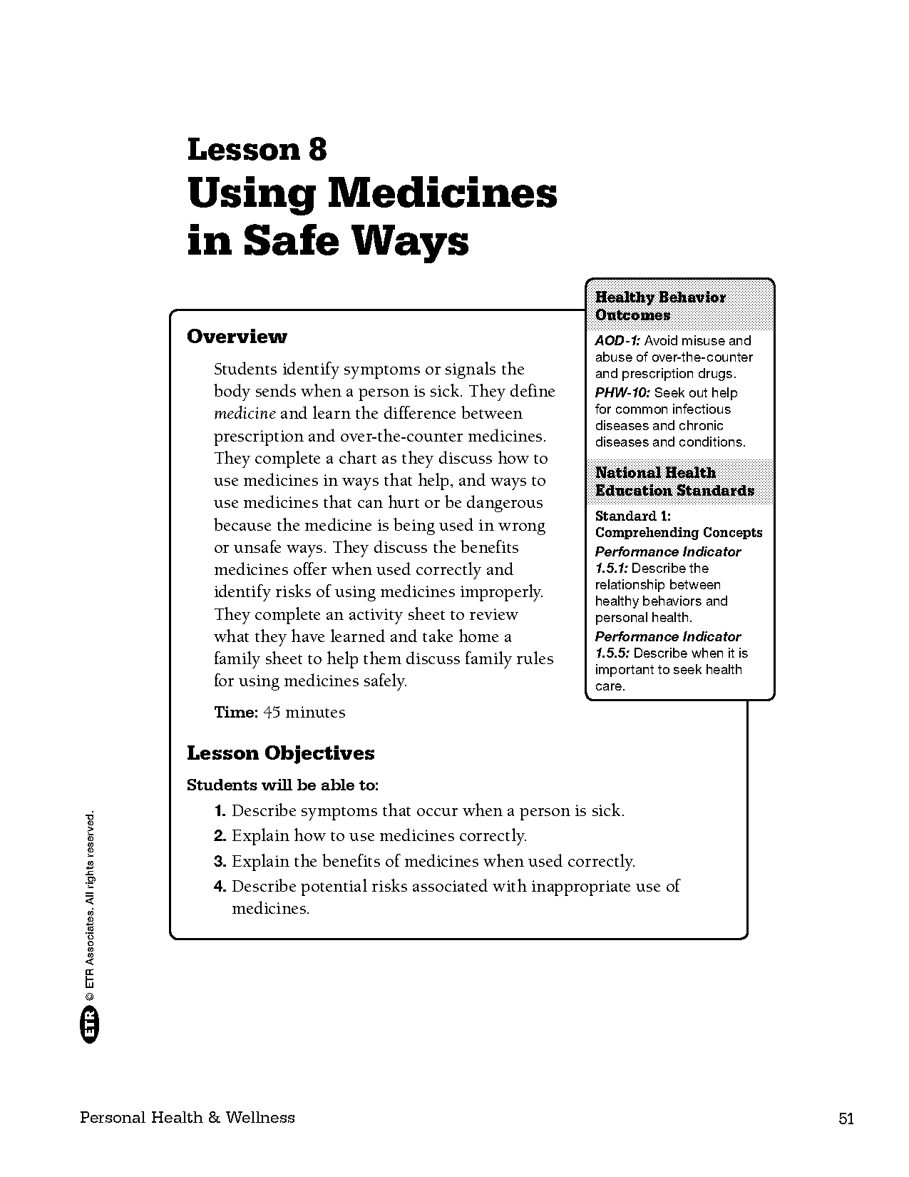 using medicines correctly worksheet