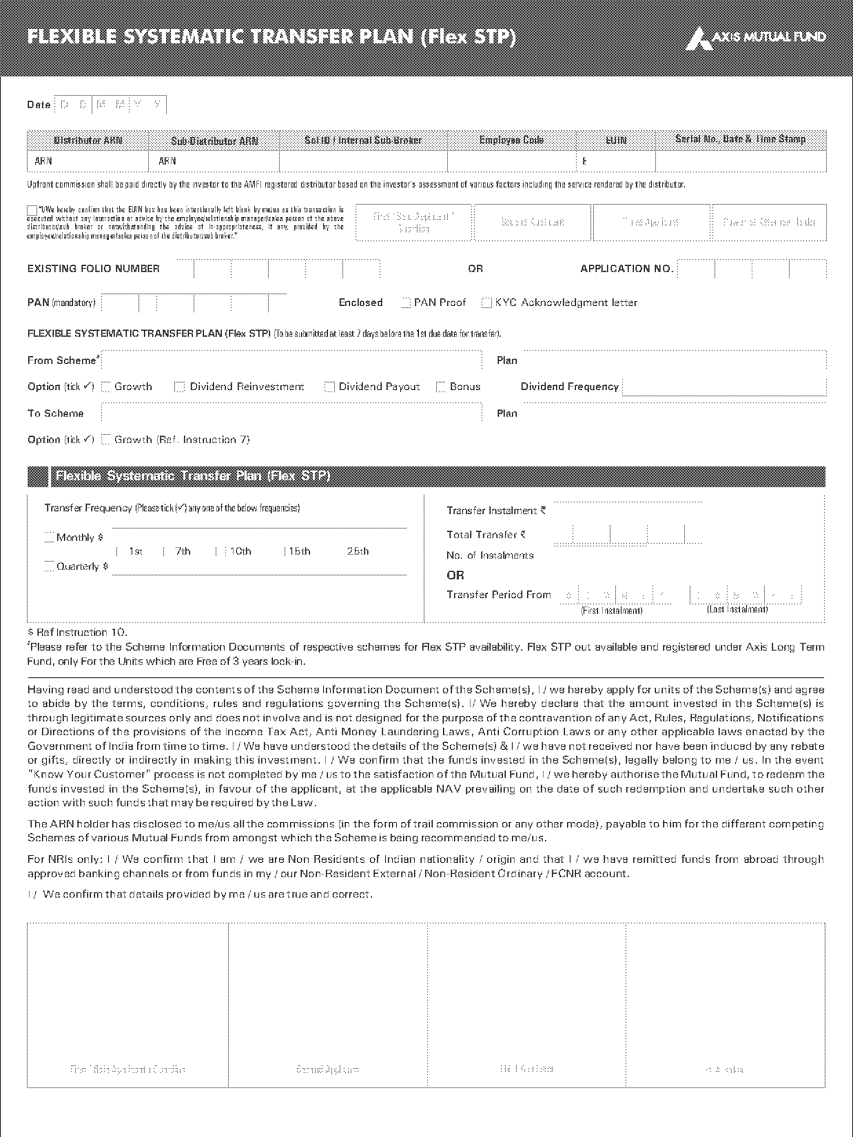 axis mf stp application form