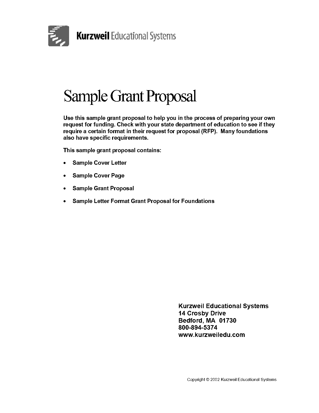 how to write a statement of need grant proposal sample