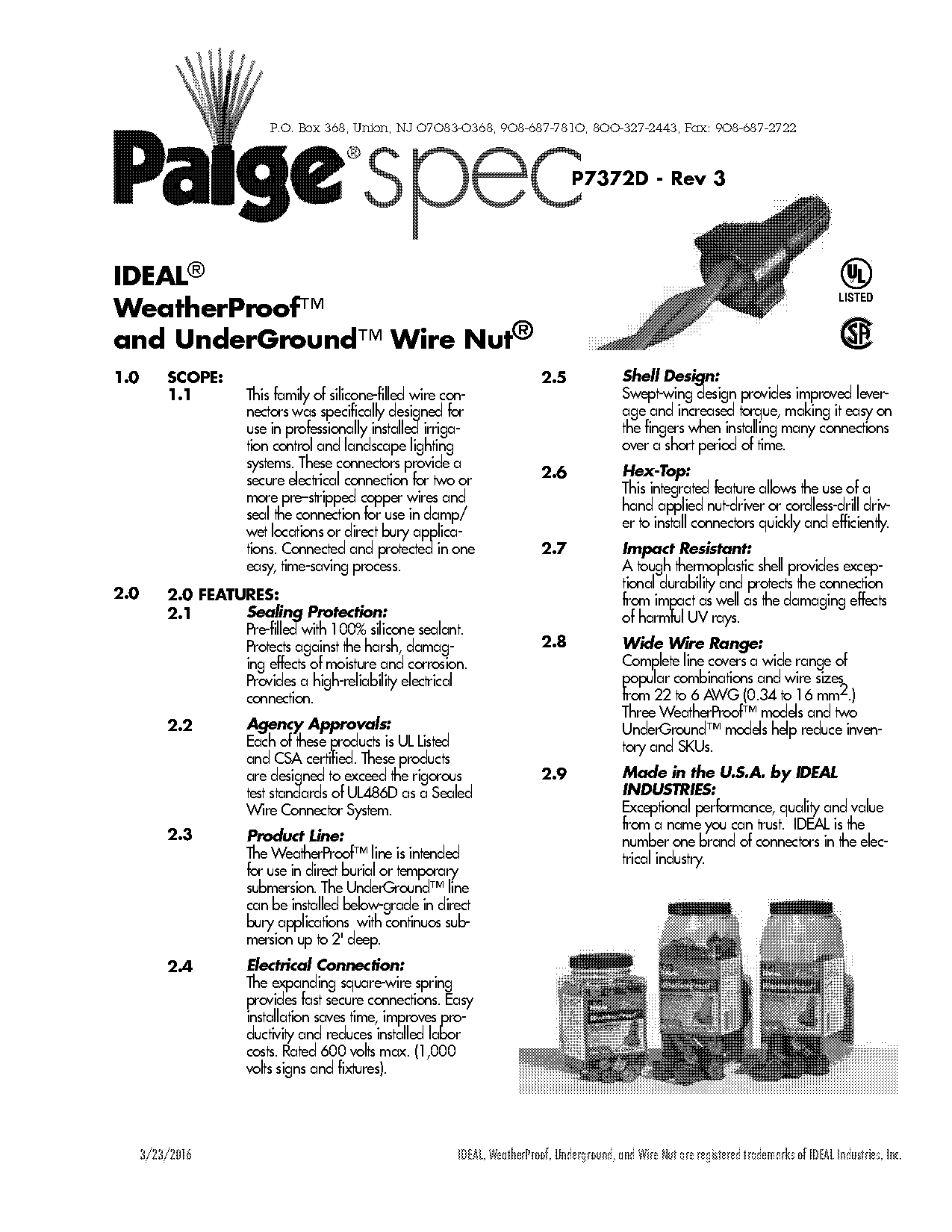 ideal wire nut installation instructions