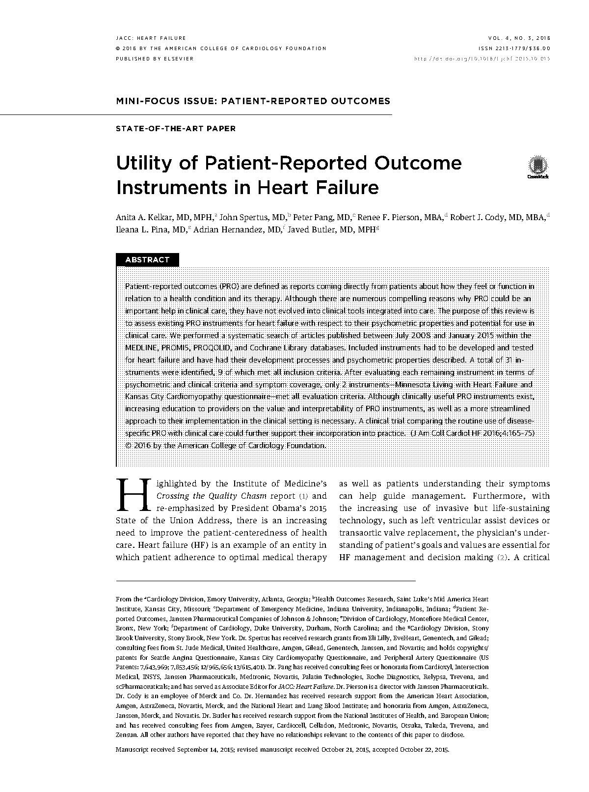 minnesota living with heart failure questionnaire online