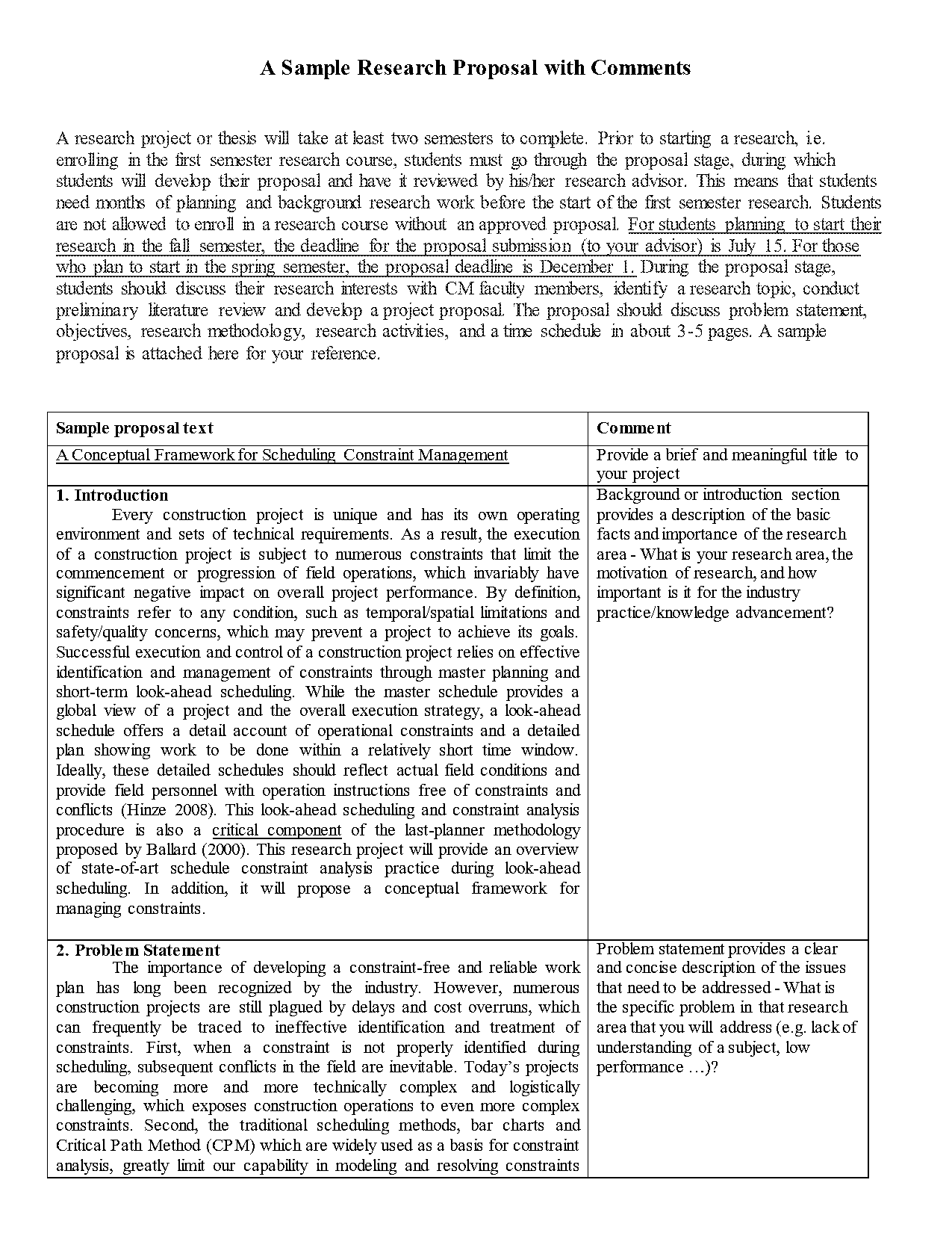 research procedure sample thesis