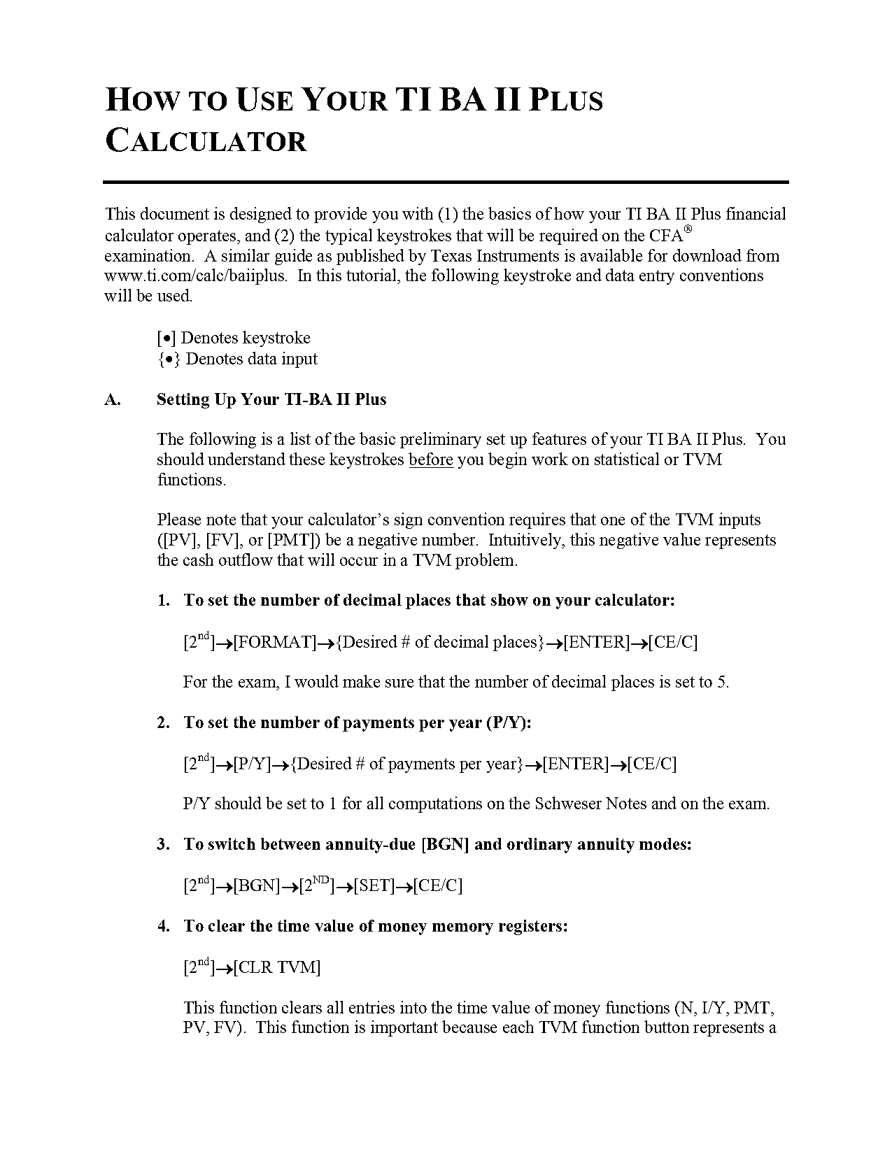 using a financial calculator to calculate present value