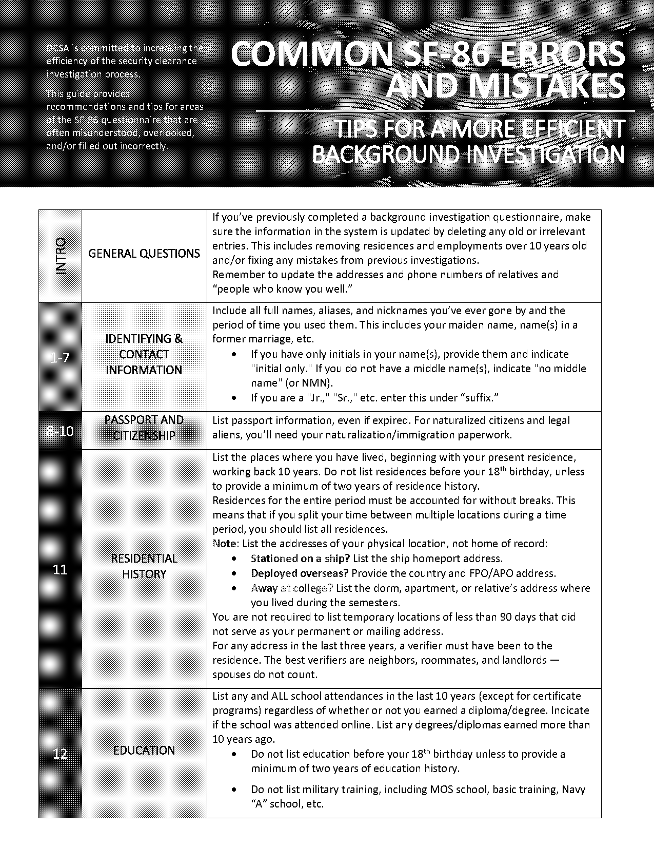 can previous employment and references overlap in a job application