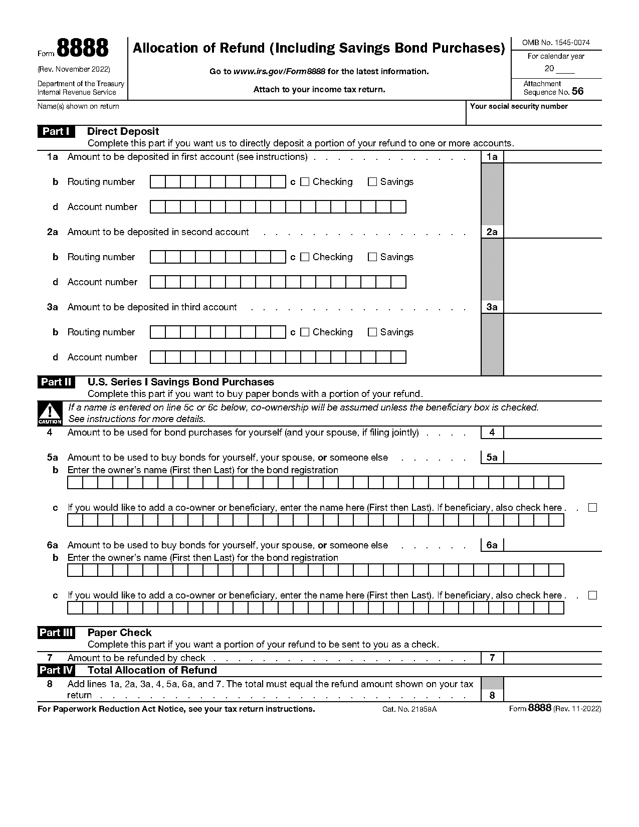 irs change direct deposit for tax refund