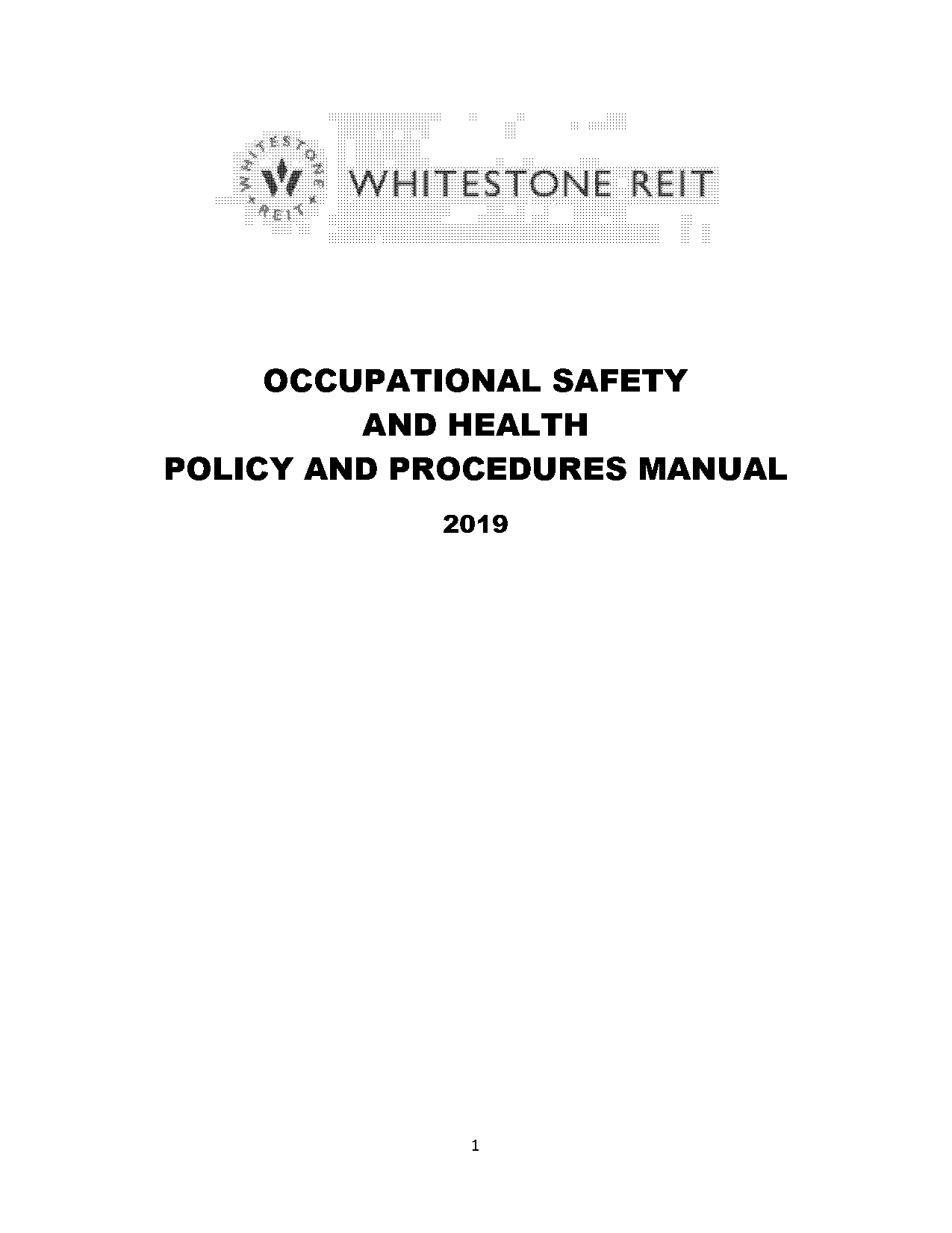 policies and procedures health and safety