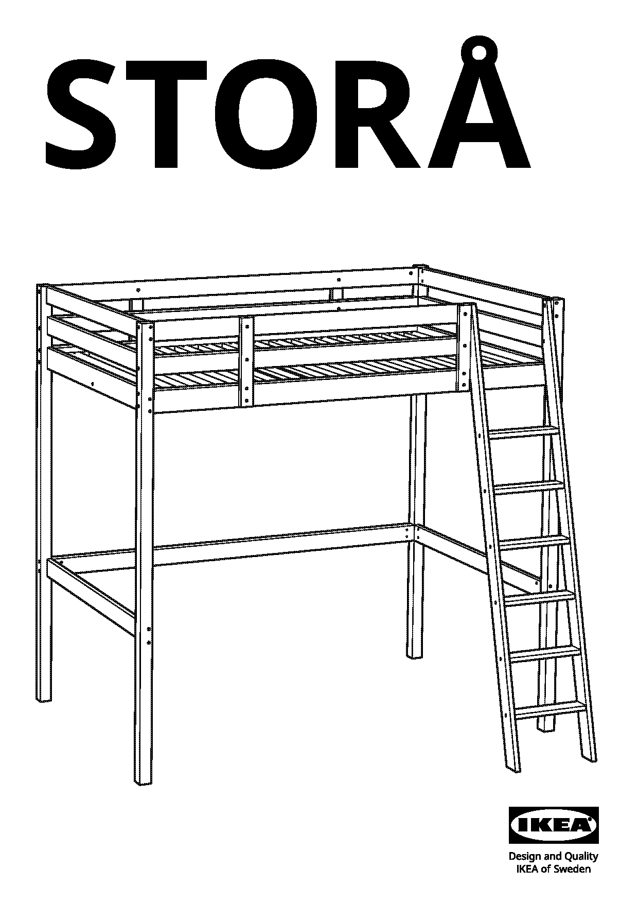 ikea bed loft instructions