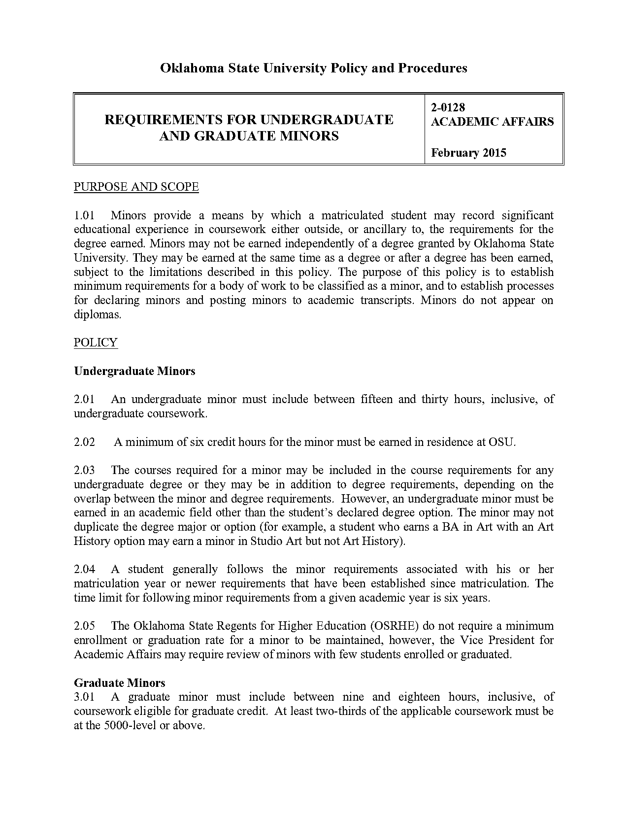 memorandum section of transcript graduation