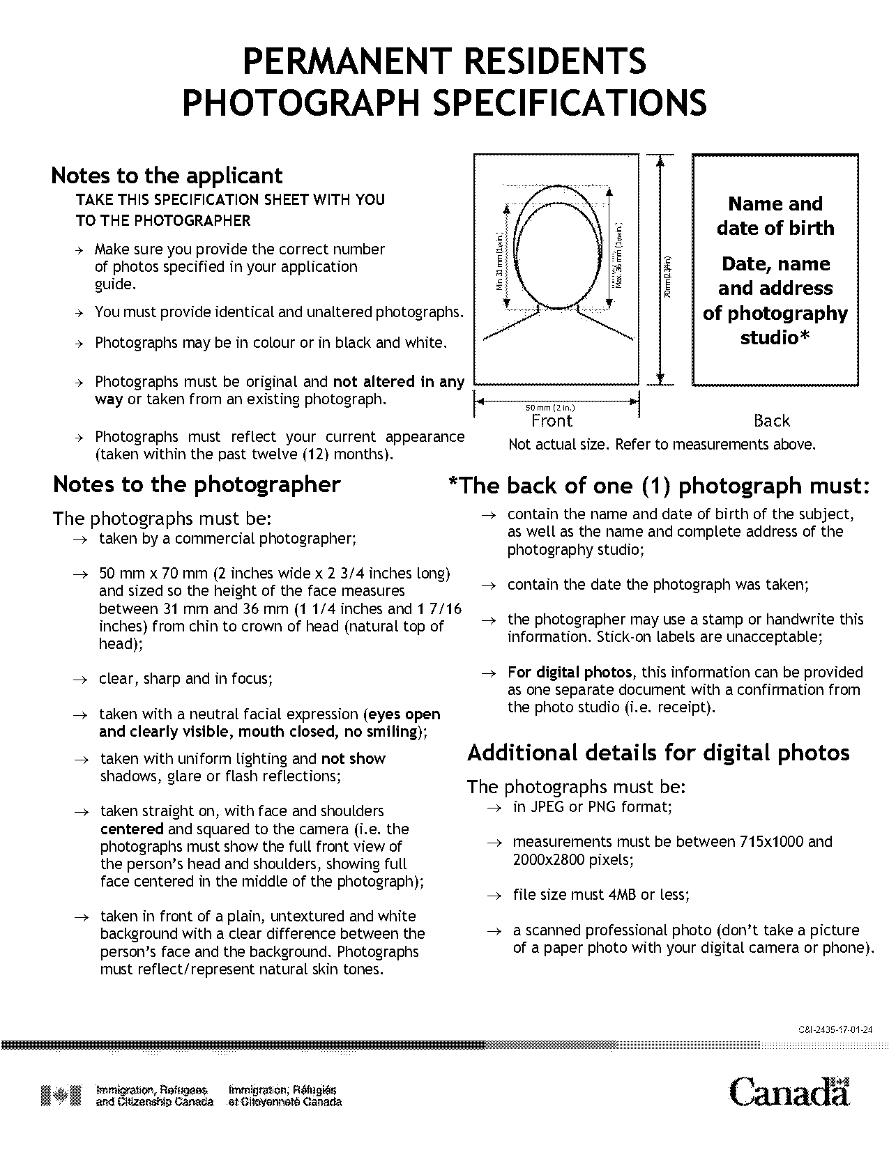 application for renewal of permanent resident card in canada