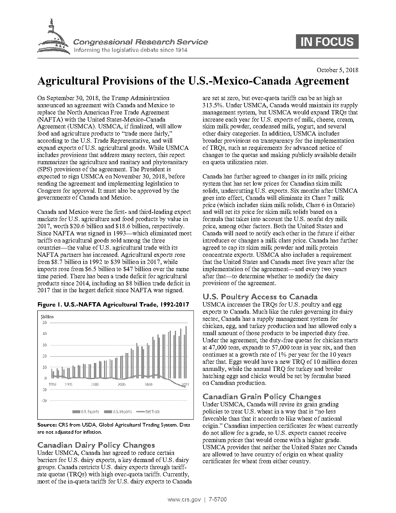 nafta agreement canada dairy