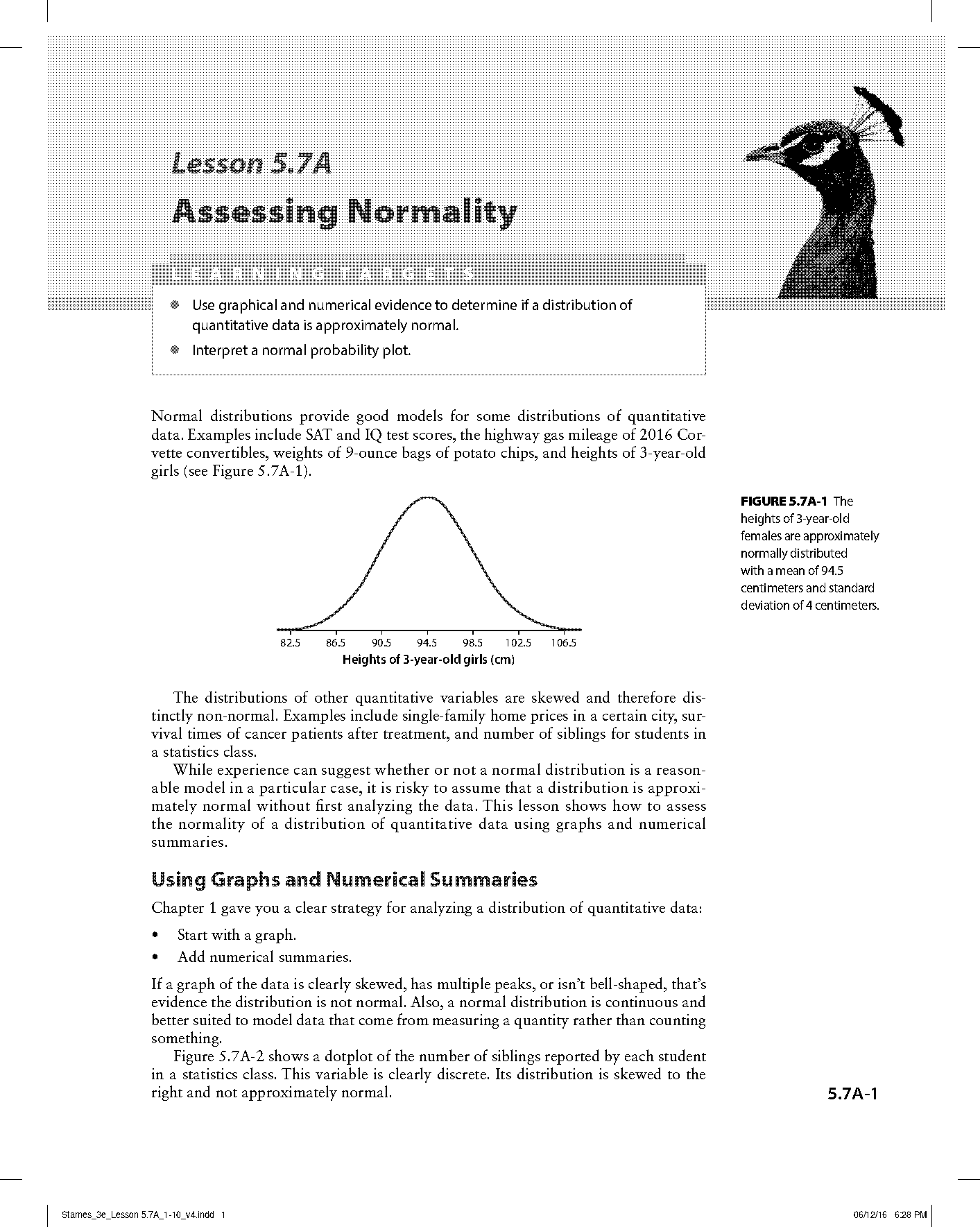 assessing normality problems worksheet