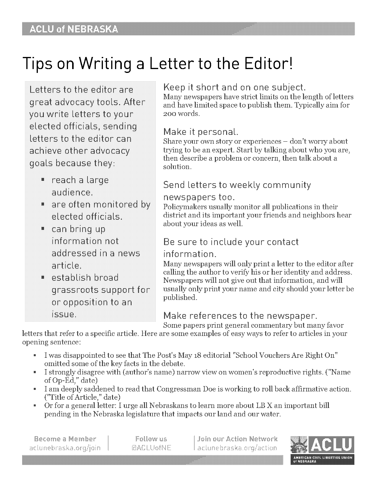 editor letter writing format