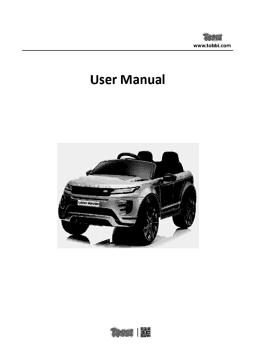 range rover electric car manual