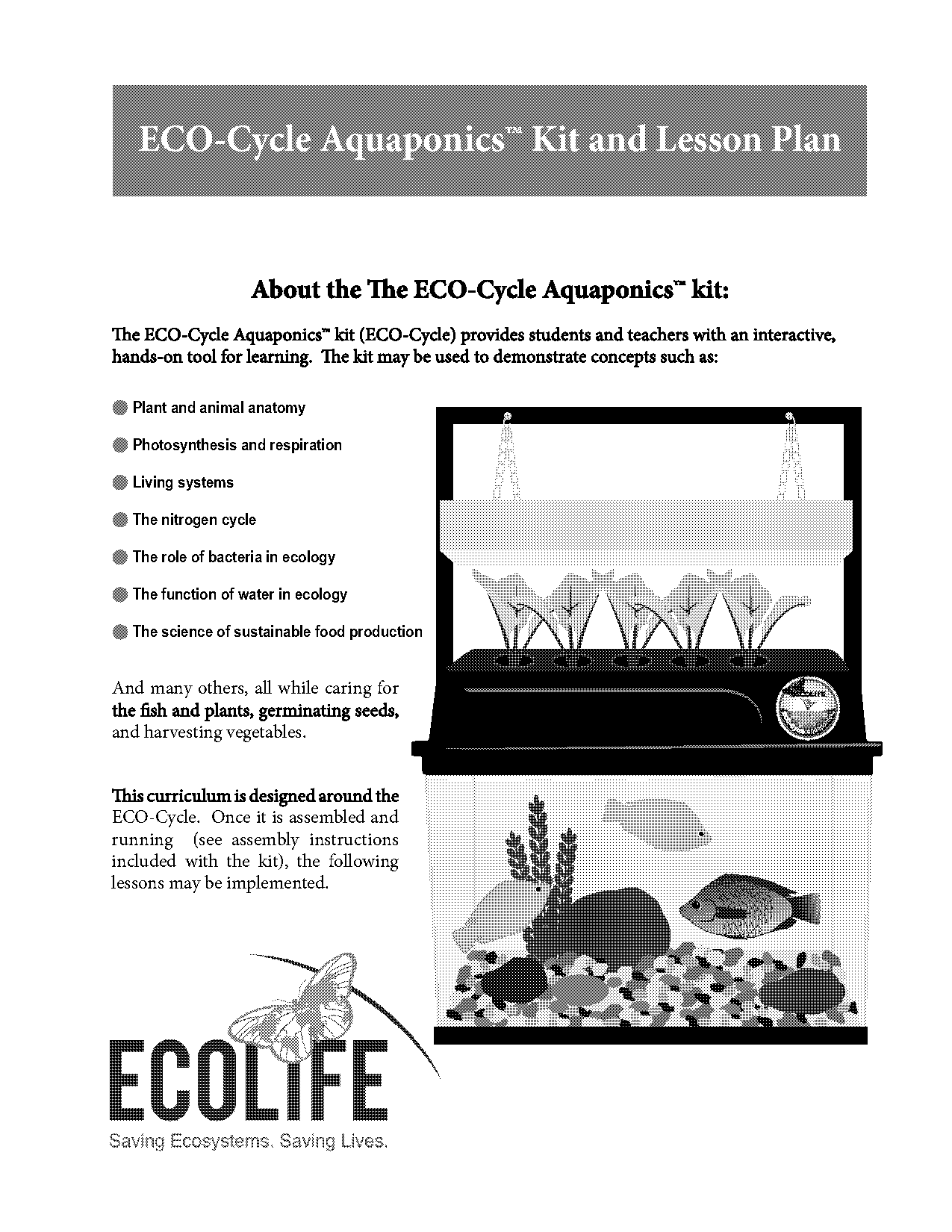 aquaponics and ecosystems lesson plan