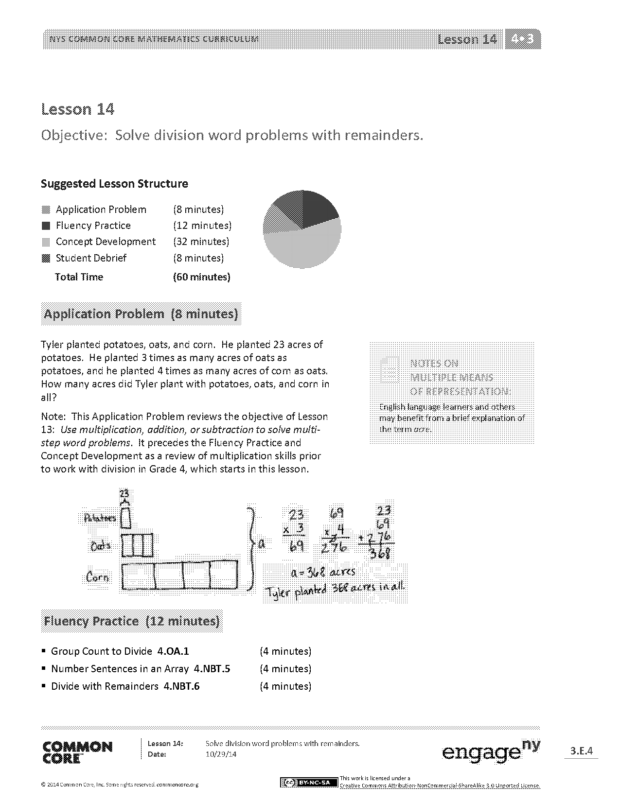 how to write division word problems