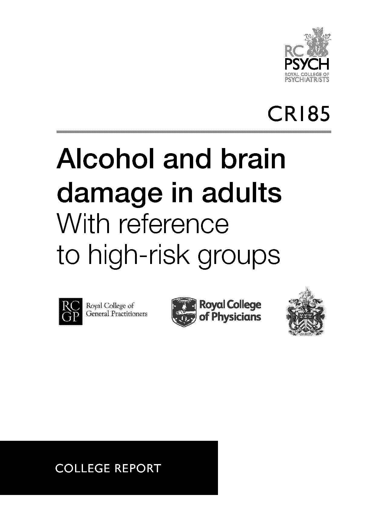 long term effects of alcohol on the brain definition