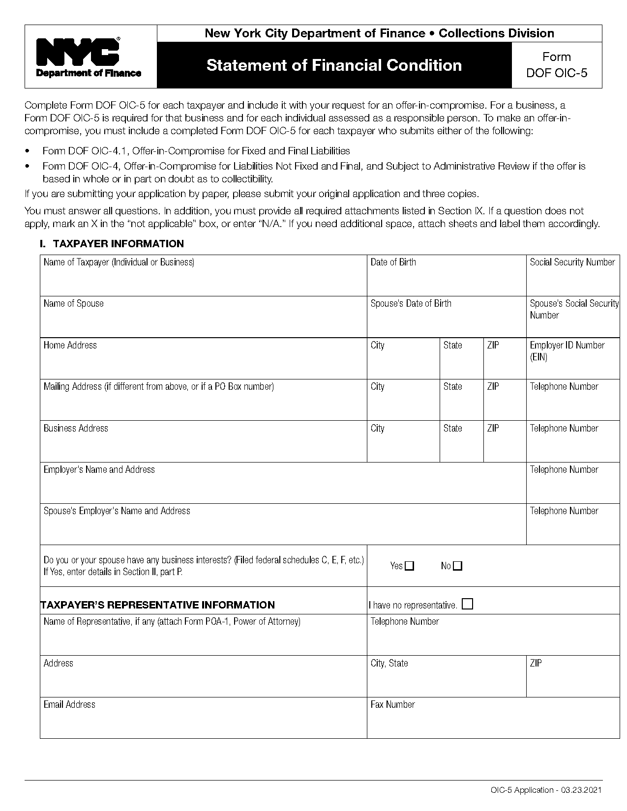 state of ny offer in compromise