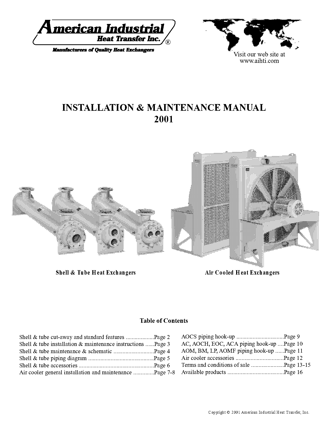 shell and tube heat exchanger maintenance manual pdf