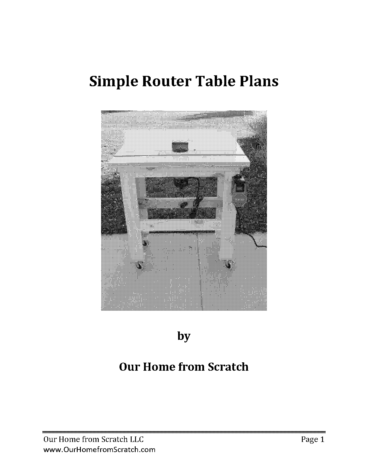 basic wooden table plans