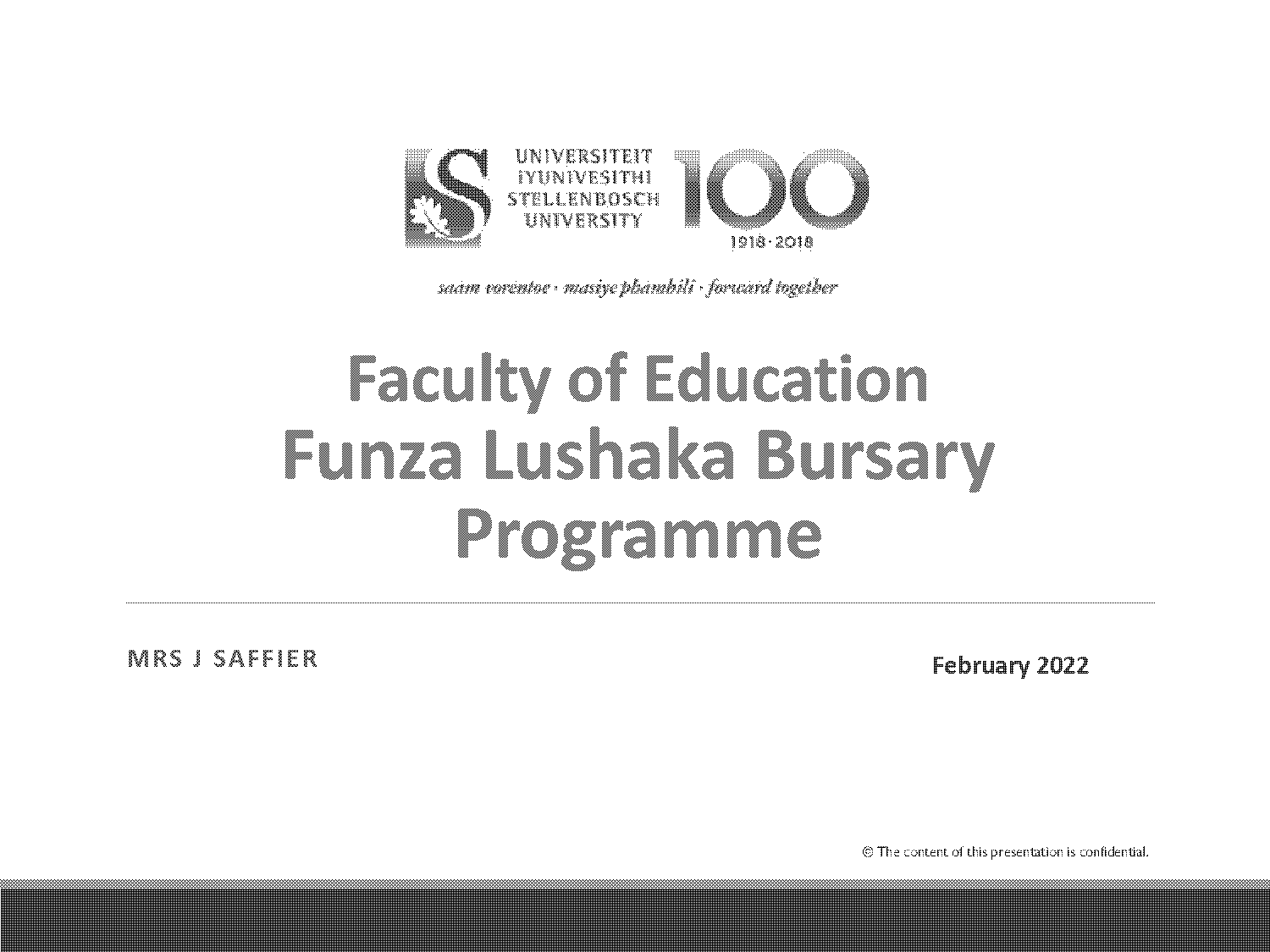 funza lushaka application status