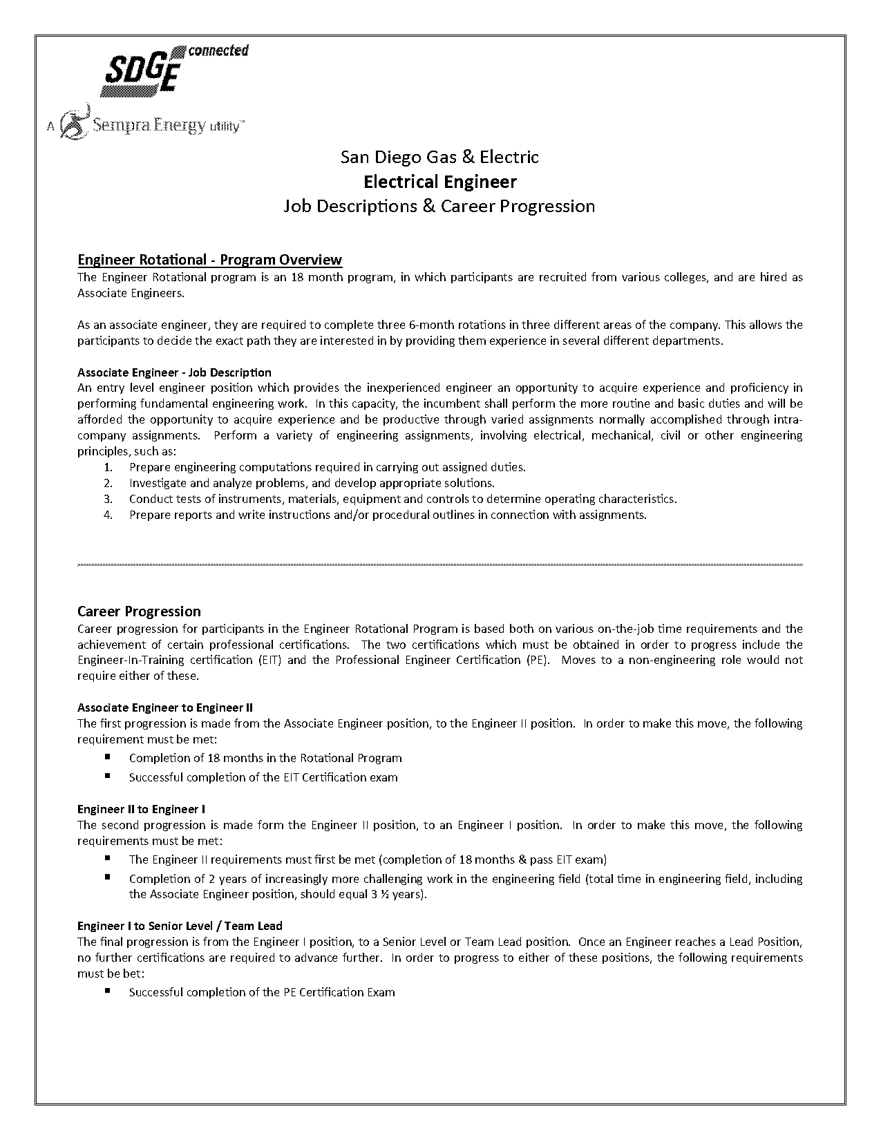 electrical designer job requirements