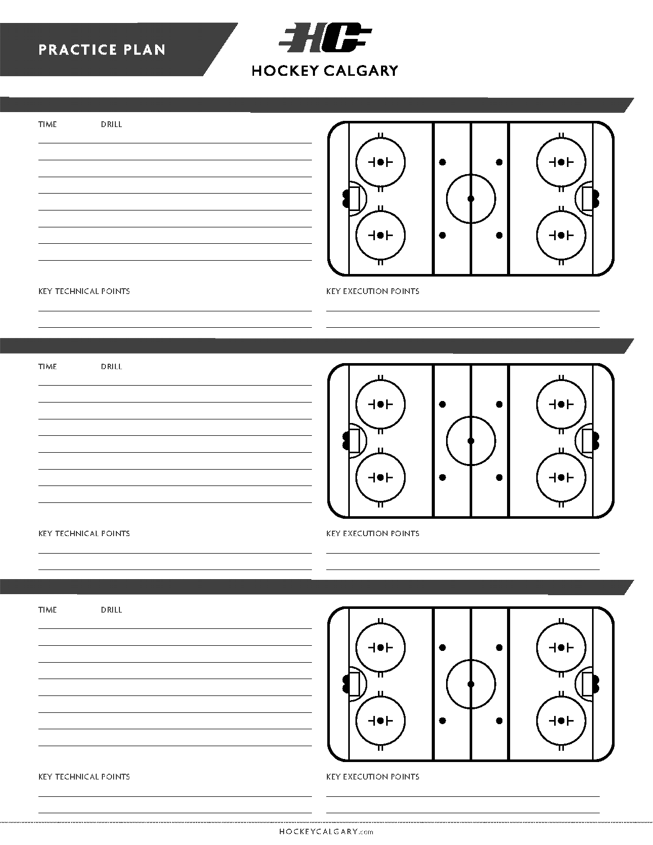 downloadable printable hockey practice plan template