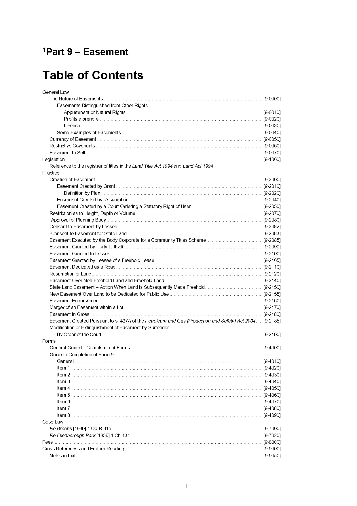 creation of easement form