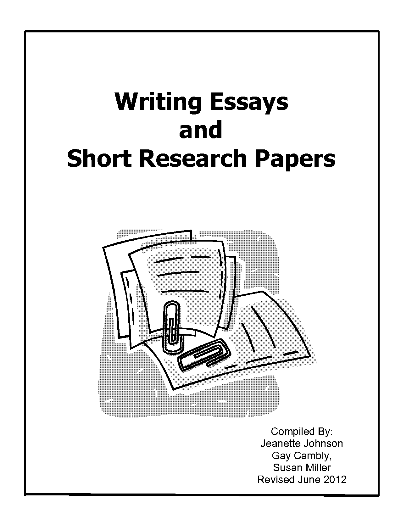 how to write a shorter research paper