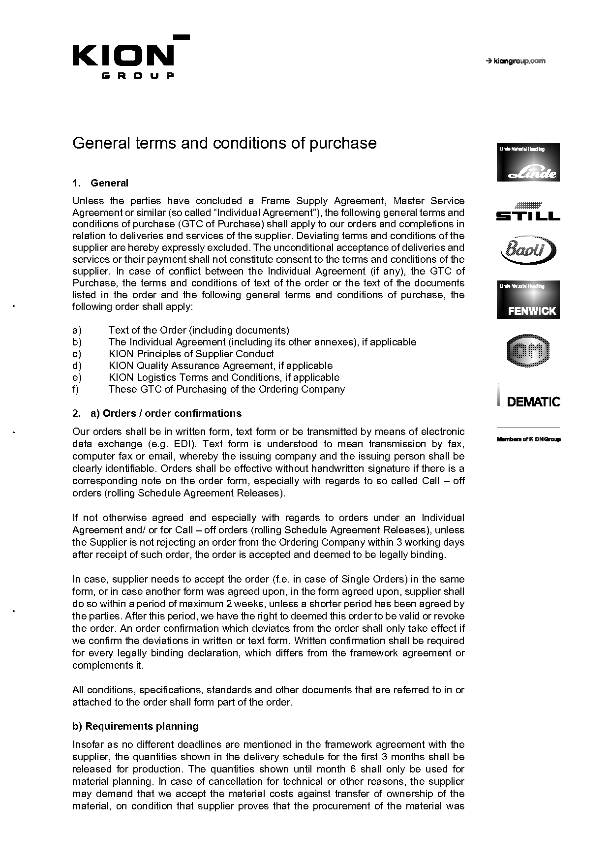 general terms and conditions of sale template