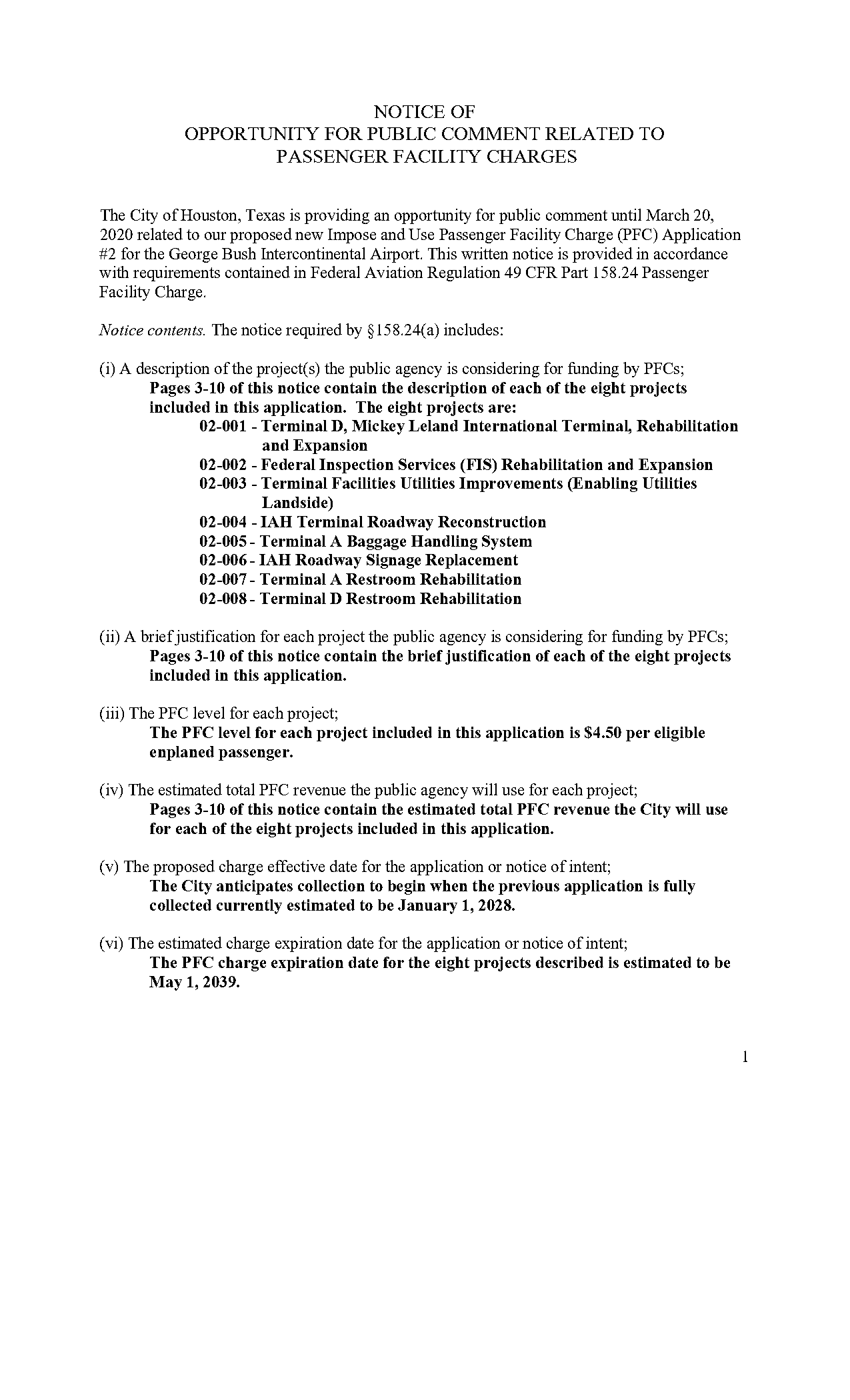 iah terminal parking rate