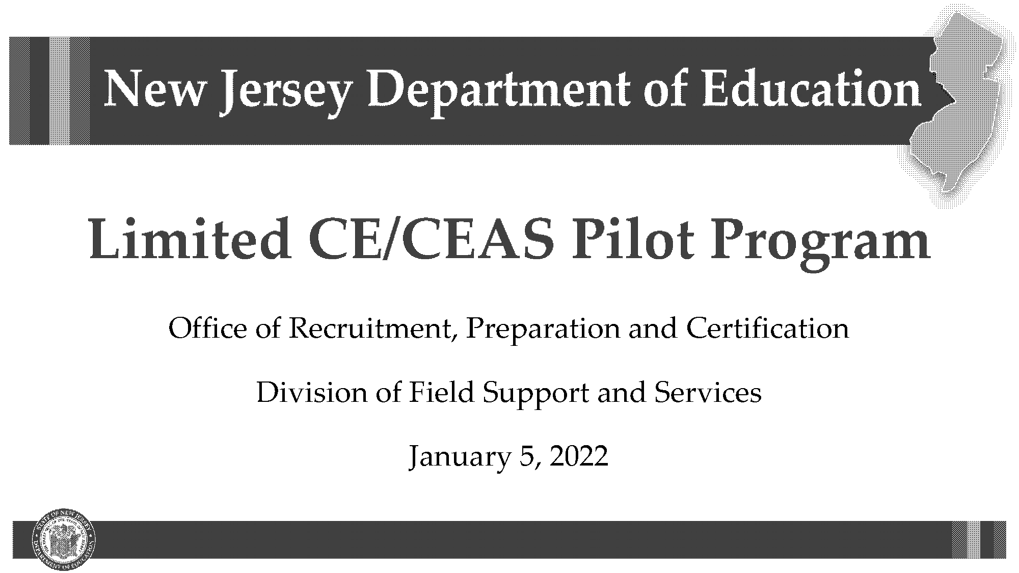 does nj public schools hire with out certification