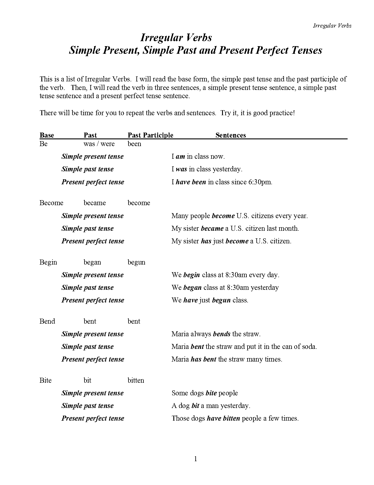 passive form of present simple tense