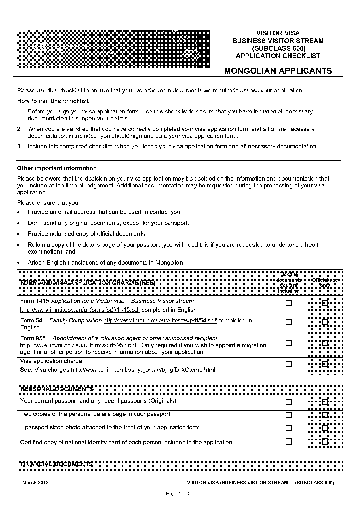 mongolia business visa application form