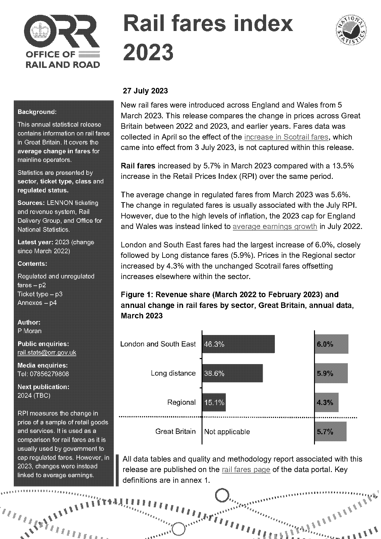 average first class ticket price uk