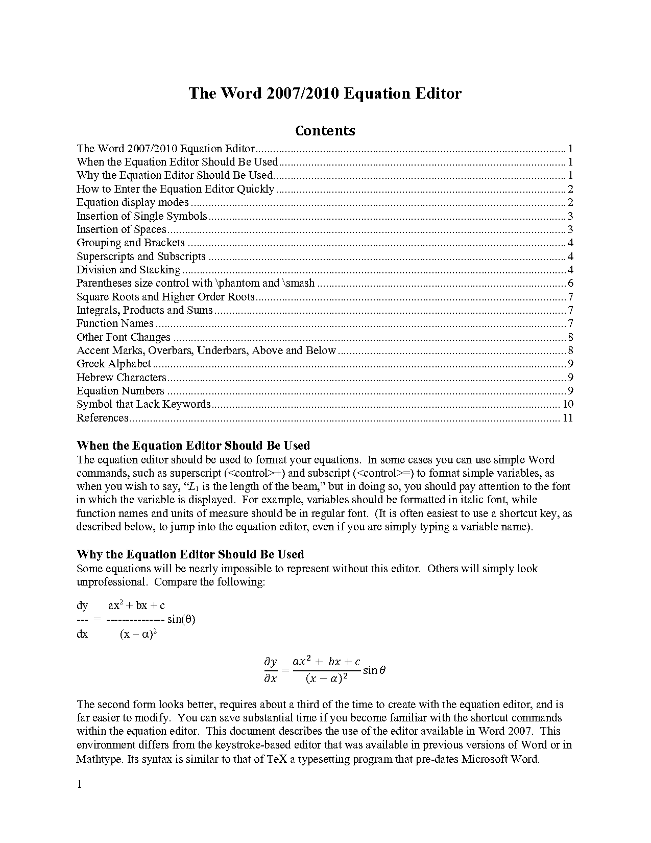 insert formulas in word table