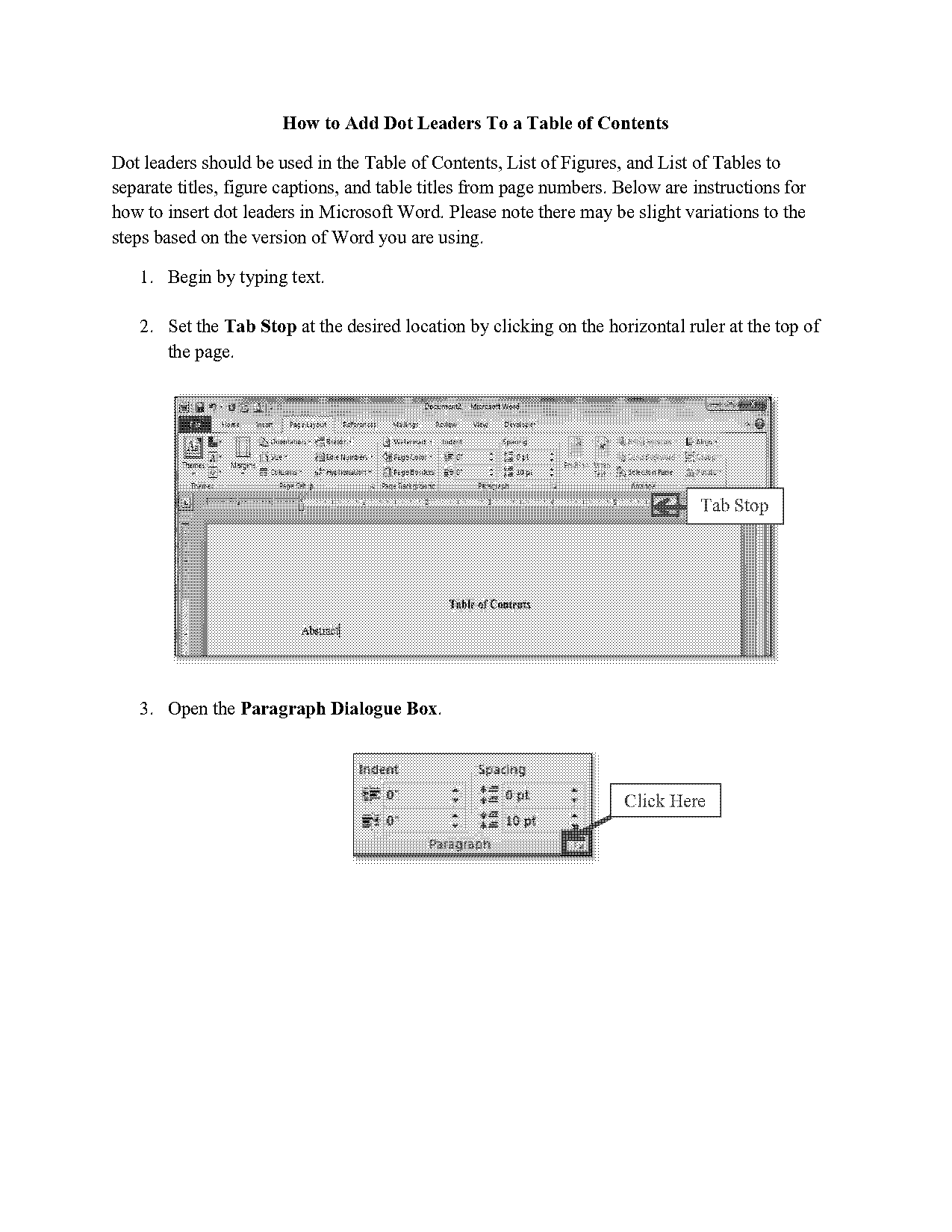 inser index in word table of contents